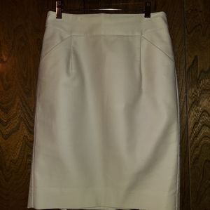 J. Crew Ivory pencil skirt with pockets 2